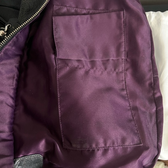 Coach Tribeca Black Leather Chain-Handle Tote - Picture 14 of 15